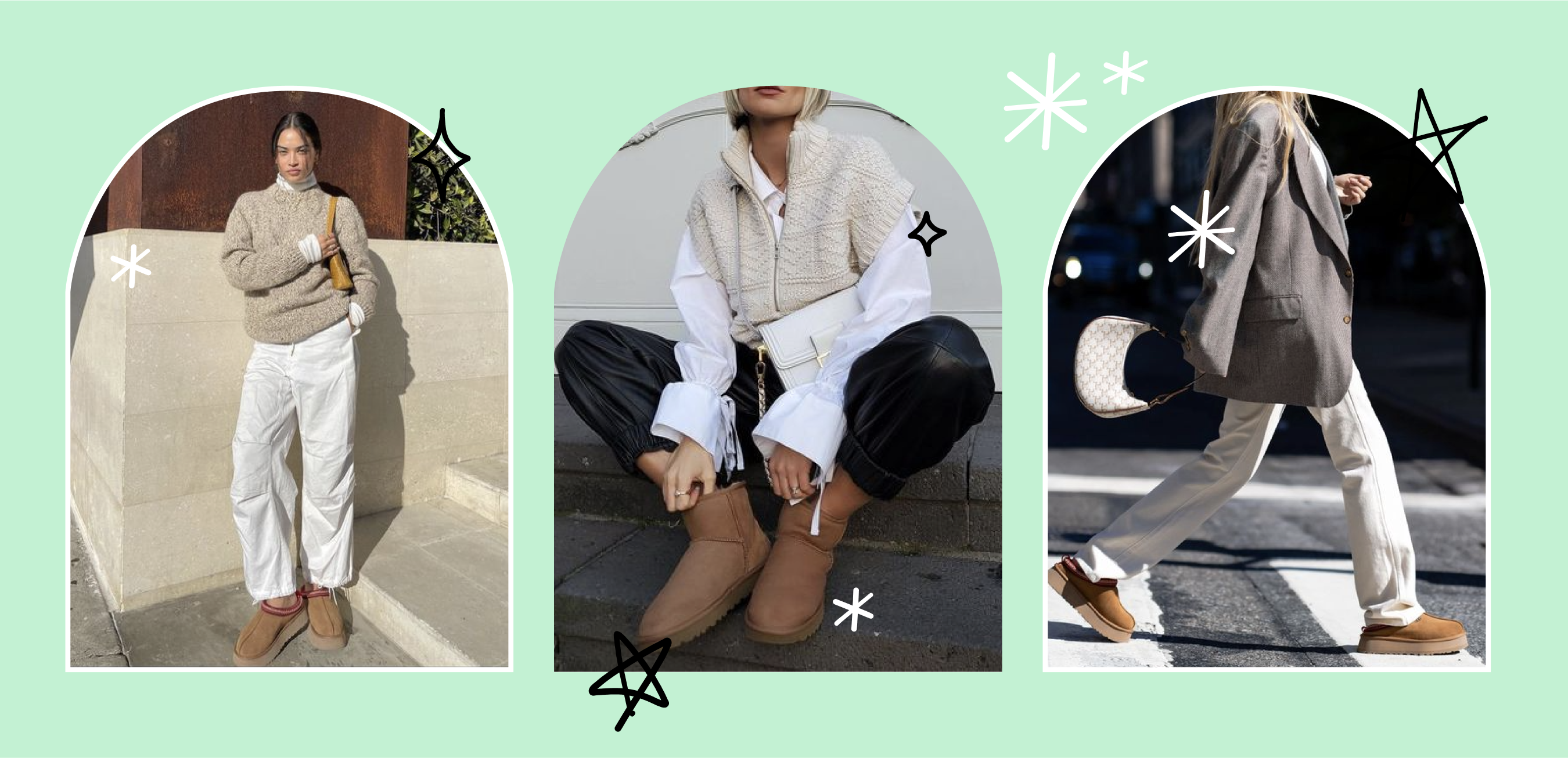 how to style uggs: trousers