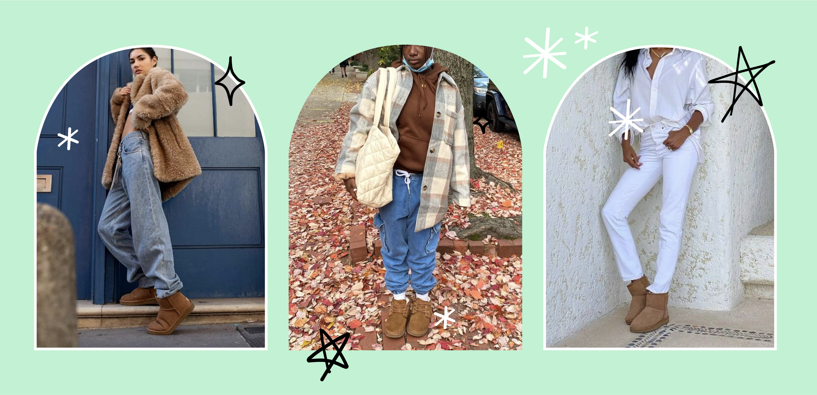 how to style uggs: with denim